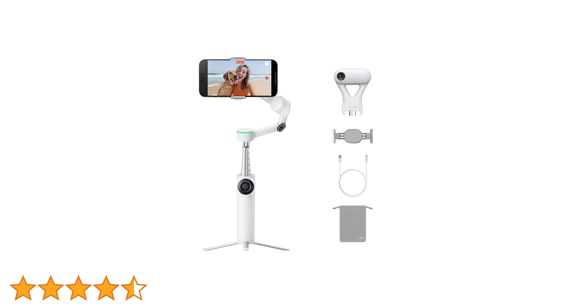 Amazon | Insta360 Flow 2 Pro AIトラッカーキット ホワイト